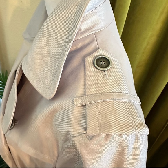 Burberry London Shimmer Metallic Belted Trench Coat - Picture 10 of 15